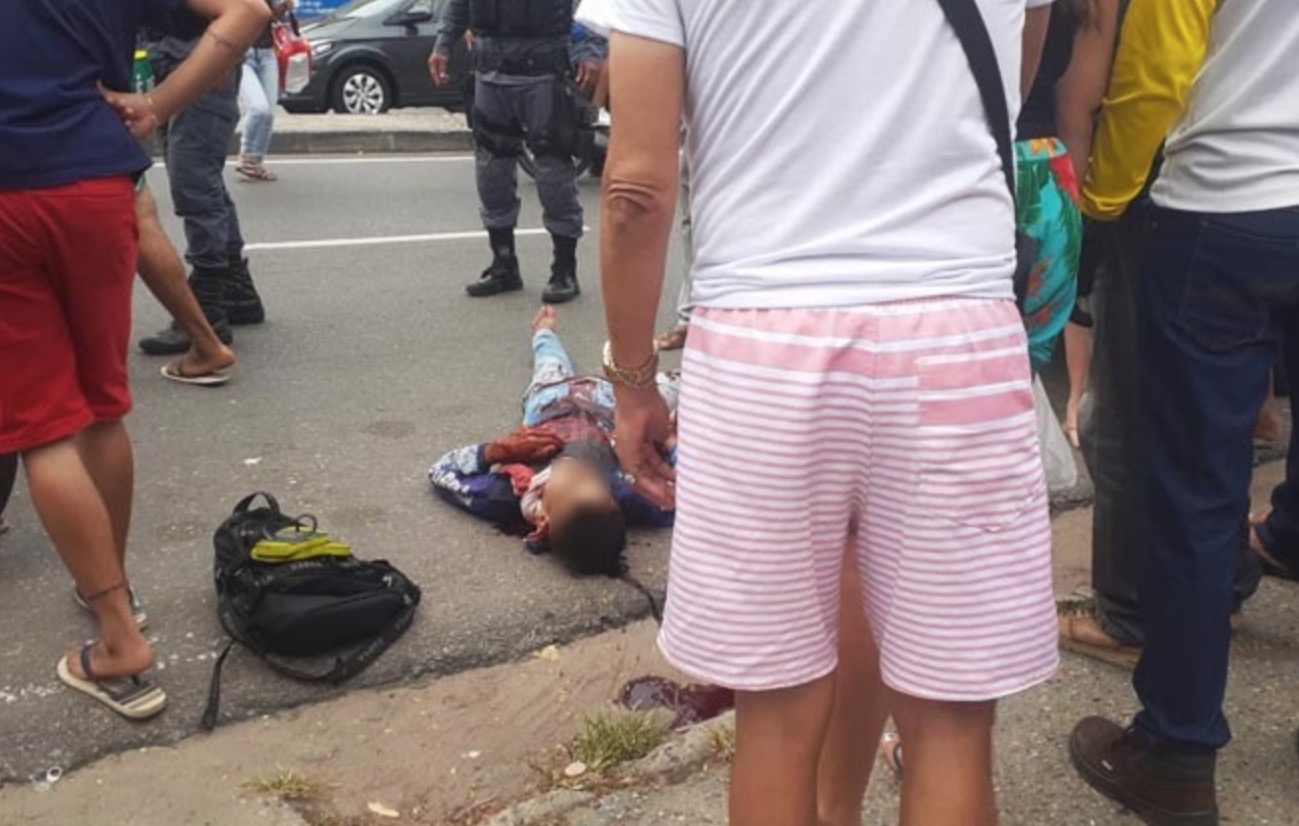 Motociclista tem pescoço cortado por linha de cerol em Manaus