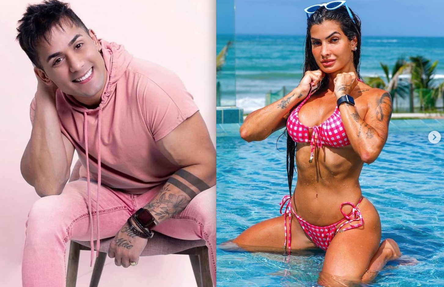 Cantor Tiago que aumentou pênis e influencer Mari Ferrari são confirmados em A Fazenda 13