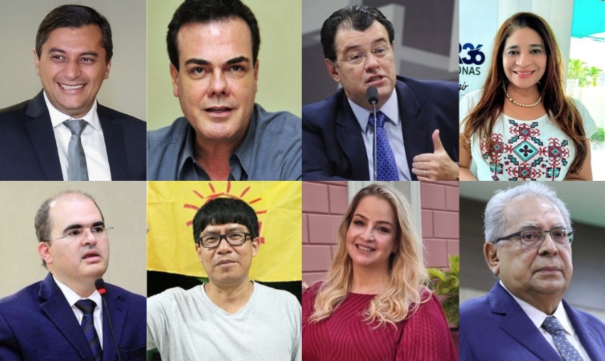 Debate e ida a Zona Leste: confira agenda dos candidatos ao Governo do Amazonas nesta quinta 