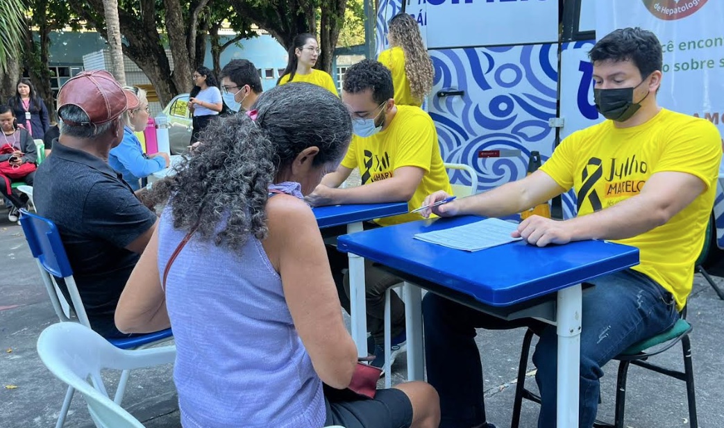 Hospital Adriano Jorge realiza teste rápido gratuito para hepatites virais
