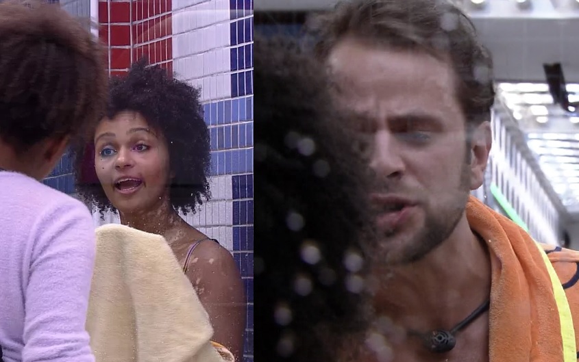 BBB22: Gustavo e Natália batem boca por causa de gasto de água: 'todo mundo vai se f*'