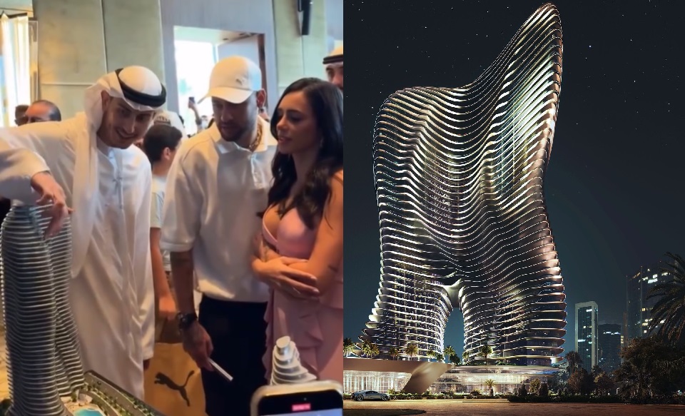 Neymar Jr. compra cobertura com elevador para carros em Dubai por R$ 314 milhões; fotos