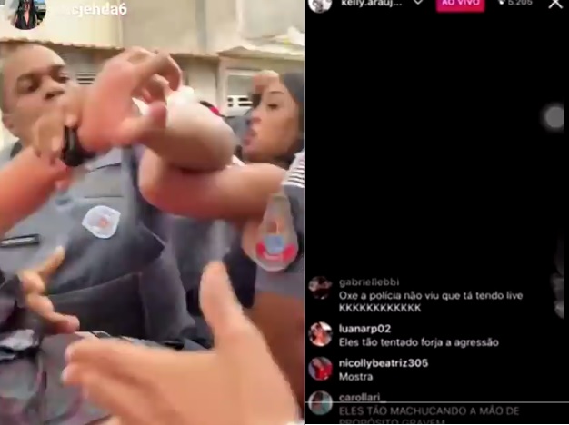 Live dentro de viatura mostra diálogo de PMs após prisão de MC Salvador 