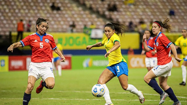 Brasil conquista título do Torneio Internacional de Futebol Feminino ao vencer Chile em Manaus