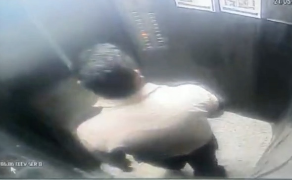 Vídeo mostra vigilante a caminho do apartamento da servidora do TRT no dia do crime