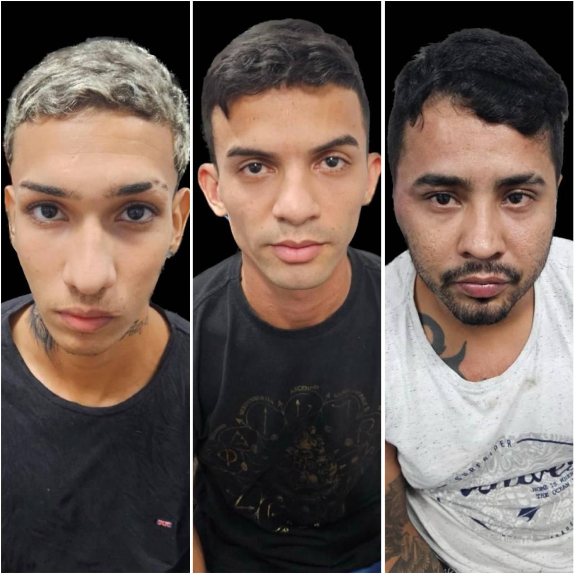 Trio é preso suspeito de torturar idoso e roubar mais de R$ 60 mil em Manaus