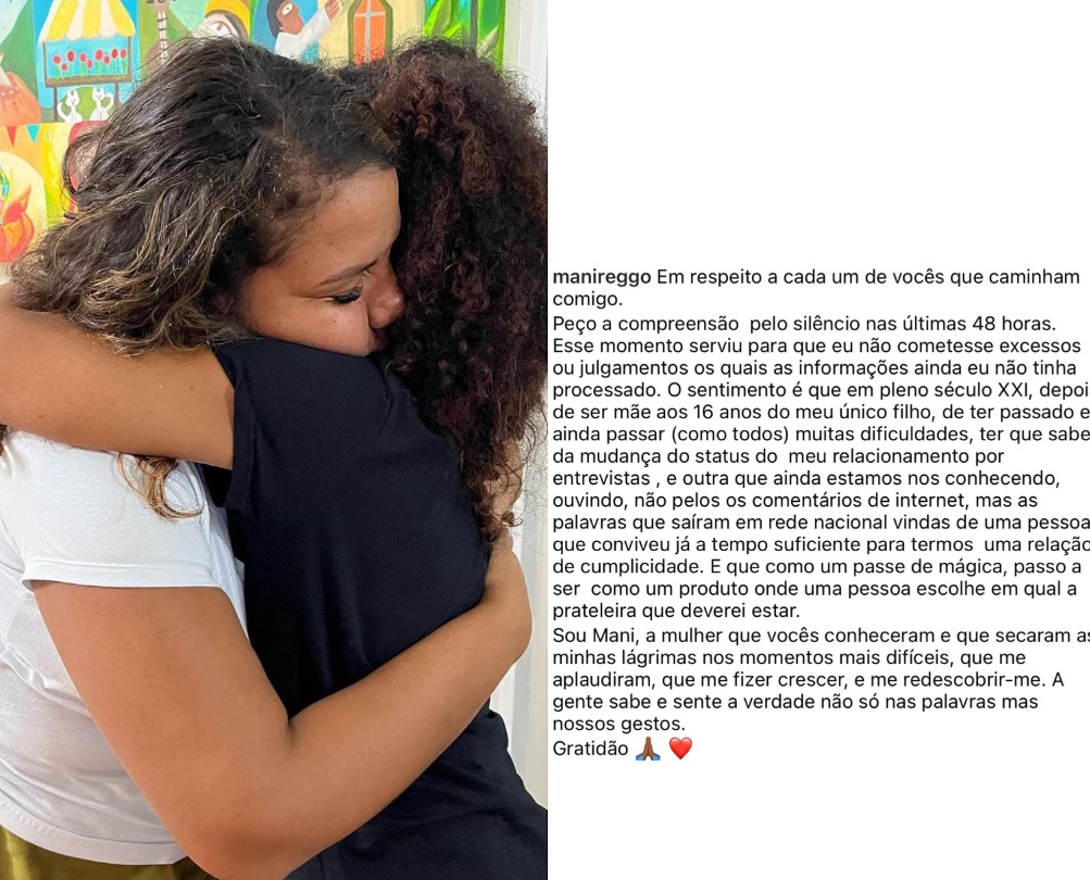 Mani Reggo quebra o silêncio e solta o verbo sobre atitudes de Davi: 'virei um produto' 