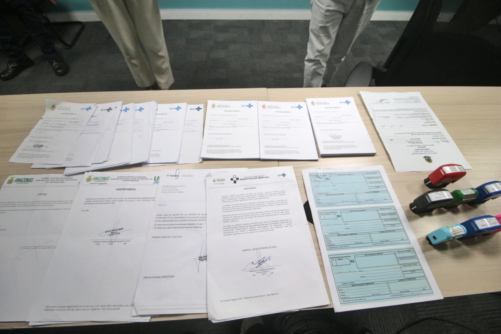 Estagiário do Sistema de Segurança Pública do Amazonas é preso suspeito de fraudar atestados 