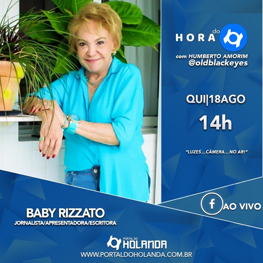 HORA do H recebe a jornalista Baby Rizzato nesta quinta