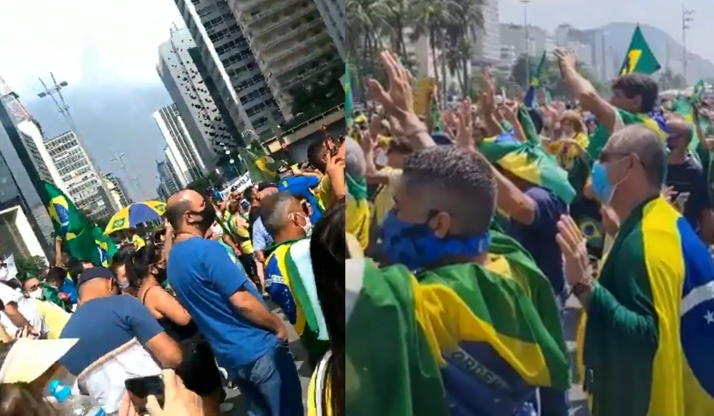 Manifestações de apoio a Bolsonaro em todas as grandes cidades do Brasil