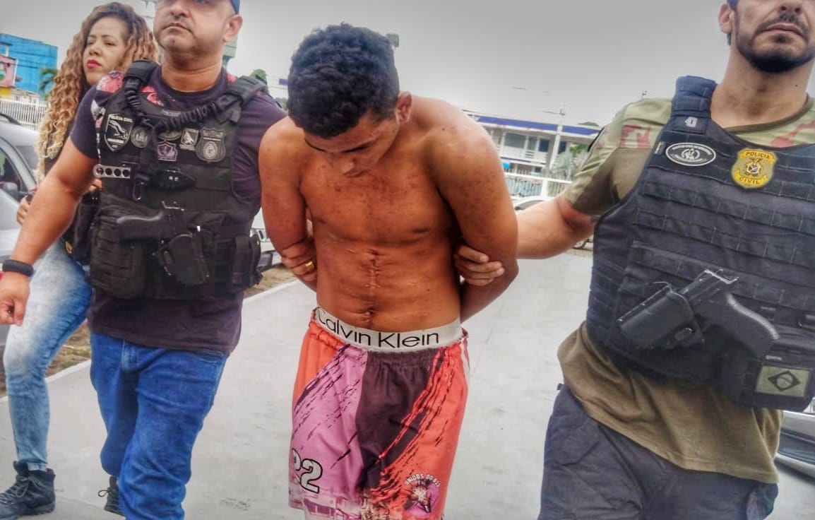Suspeito de matar padrasto com facada no pescoço é preso em Manaus
