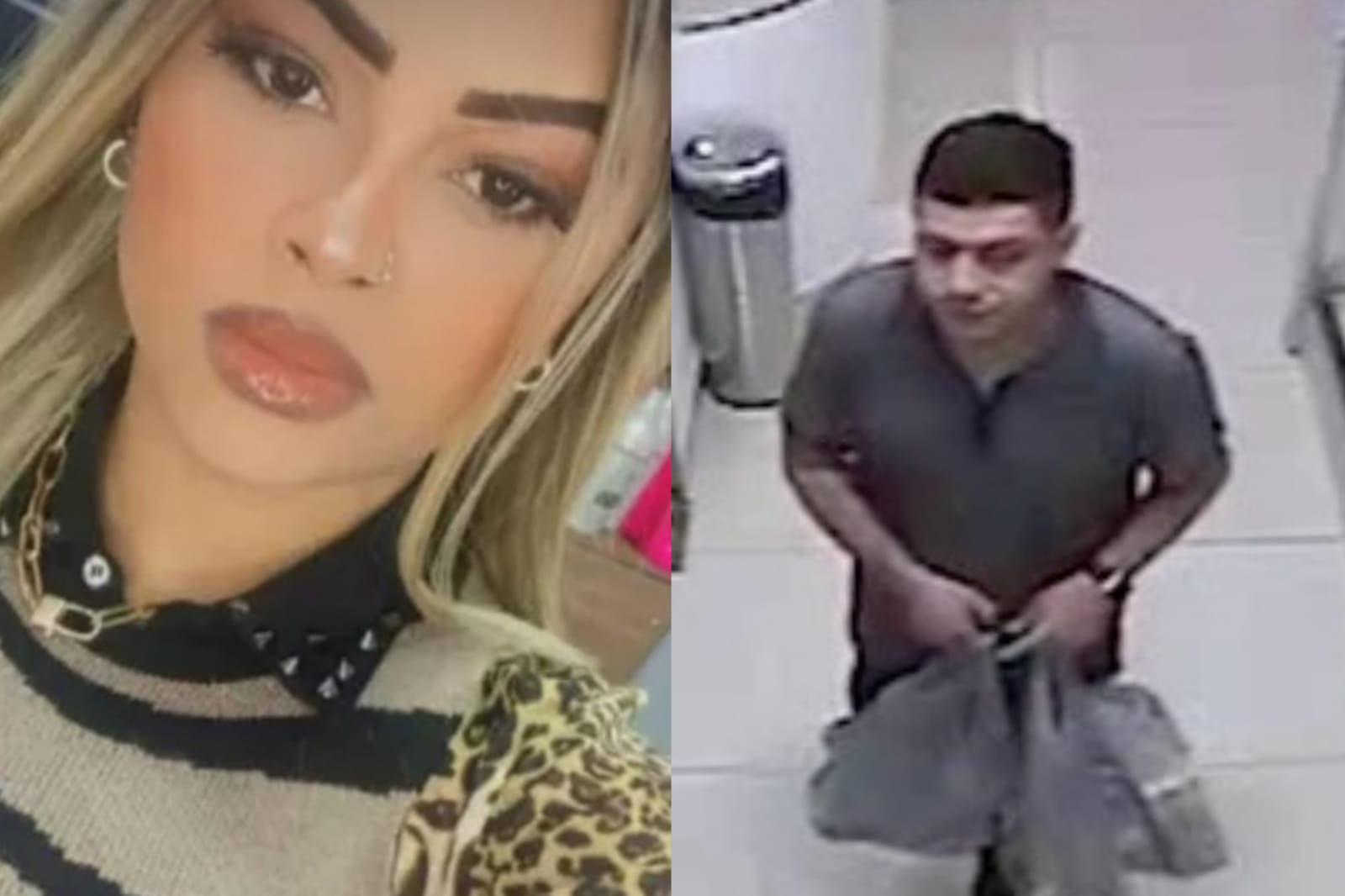 Vídeo mostra suspeito de matar grávida a facadas deixando o prédio após o crime