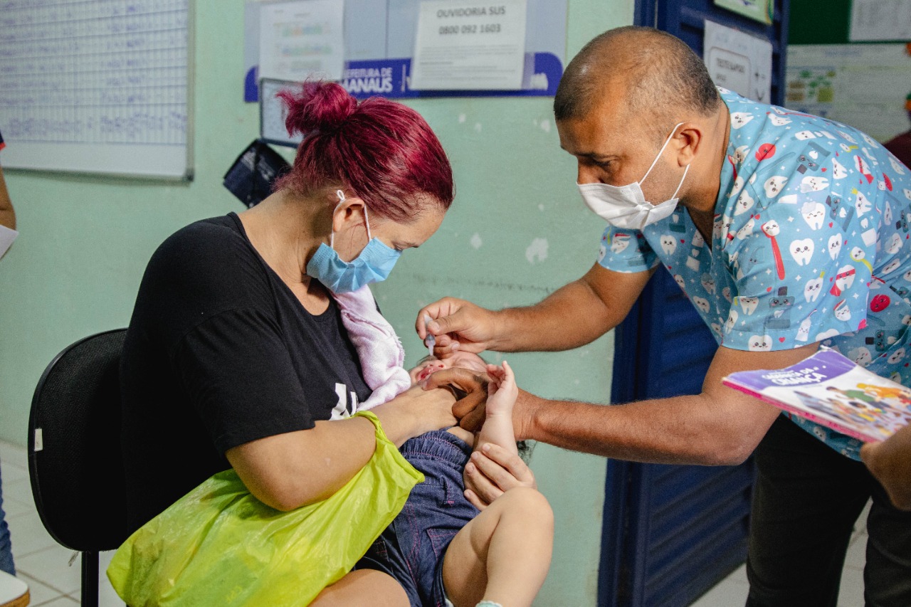 Em Manaus, Campanha de Vacinação contra Poliomielite alcançou apenas 58% das crianças