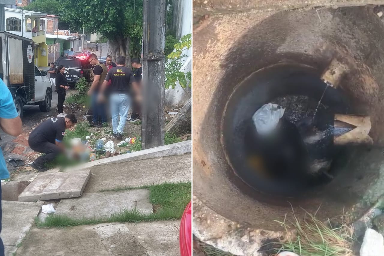 No Ano Novo, homem é esquartejado e tem cabeça jogada em esgoto em Manaus