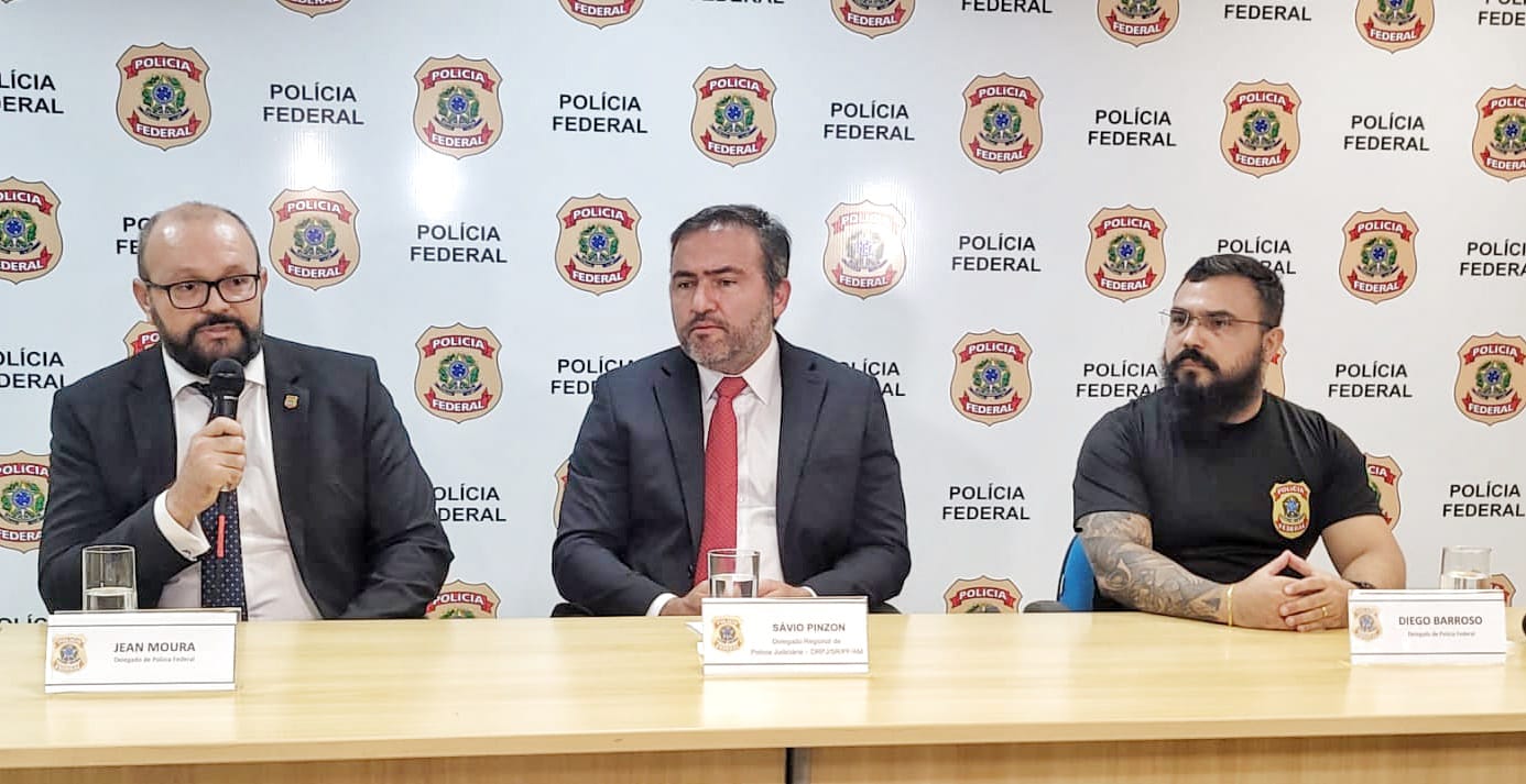 PF prende policial civil e mais 4 pessoas por roubarem quase R$ 5 milhões do BPC em Manaus