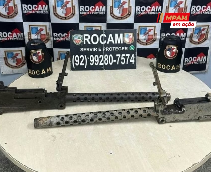 Justiça decreta prisão preventiva de PM "senhor das armas" detido com metralhadoras em Manaus