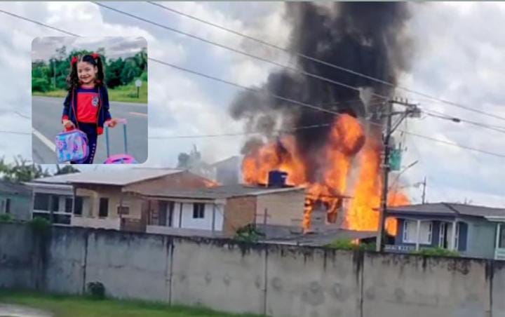 Menina pede socorro mas morre em incêndio no Pará
