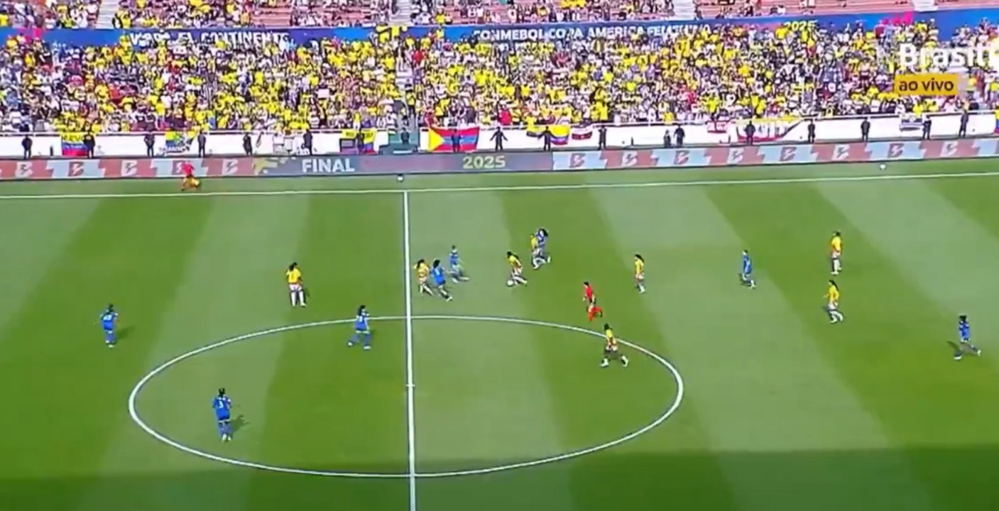 Colômbia e Brasil vão para prorrogação em jogo eletrizante pela Copa América Feminina