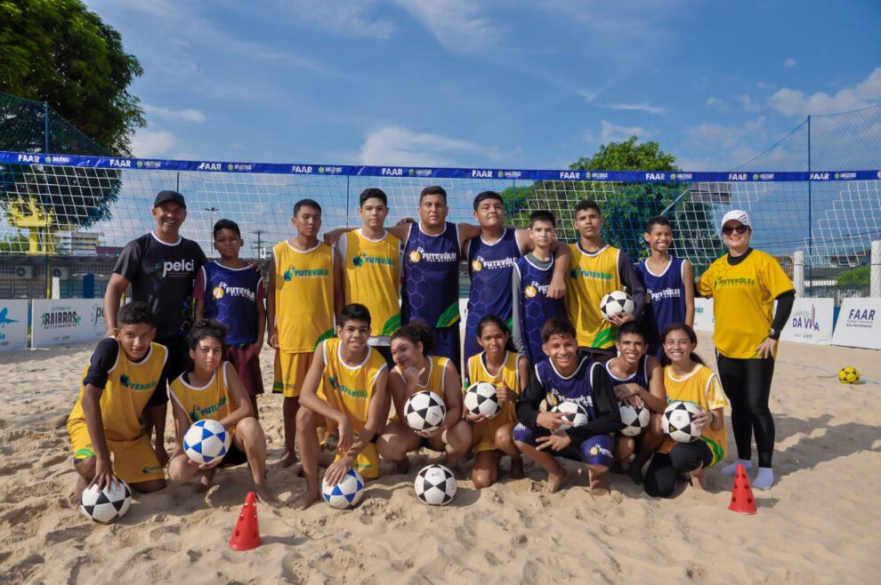 Jogos Internos do Mais Futevôlei nos Bairros seguem até dia 16 em Manaus