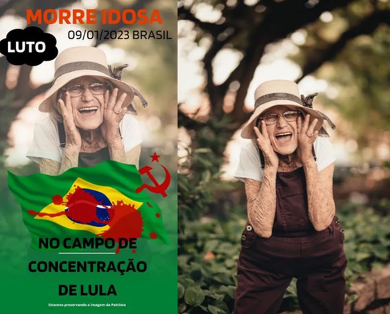 PF desmascara fake news sobre idosa morta em ginásio de bolsonaristas presos em Brasília