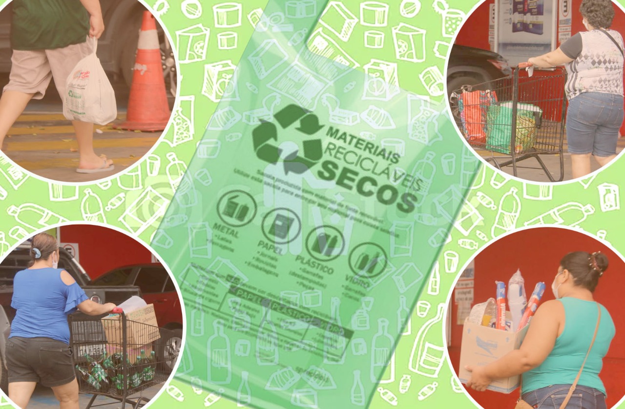 Sacolas Plásticas voltam a ser gratuitas em estabelecimentos em Manaus a partir de hoje