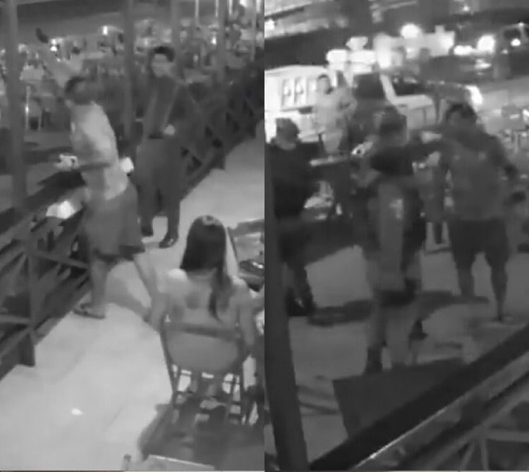 Novo vídeo mostra militar armado assustando clientes e sendo detido pela PM em Manaus