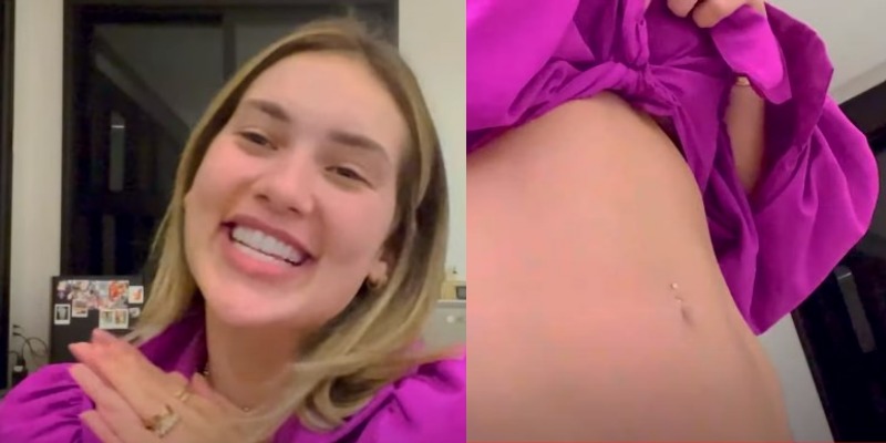Em vídeo, Virgínia conta detalhes sobre 2ª gravidez com Zé Felipe e mudanças no corpo