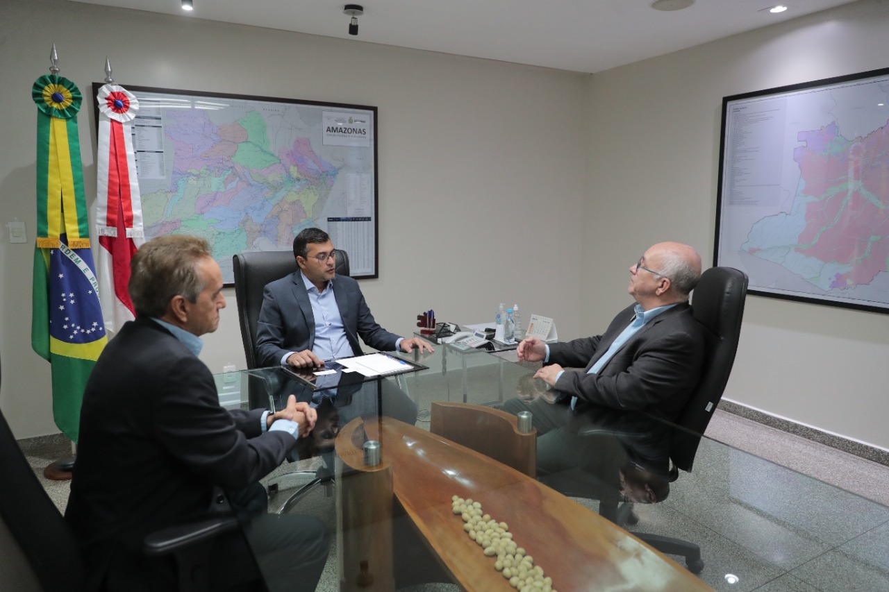 Wilson Lima e presidente da Potássio do Brasil falam sobre mineração no Amazonas