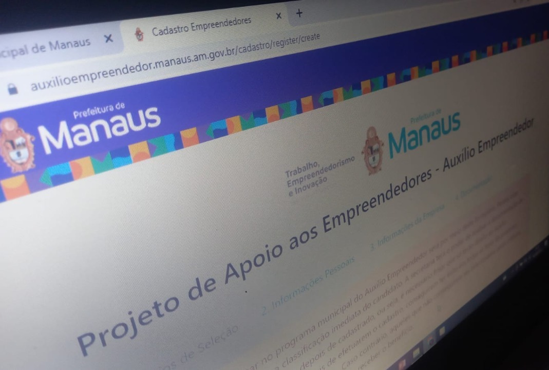 Encerram hoje as inscrições para o ‘Auxílio Empreendedor 2022’ em Manaus