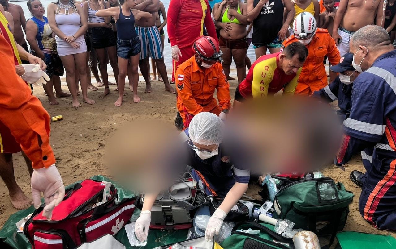 Homem morre afogado durante festa de Ano Novo na praia da Ponta Negra 