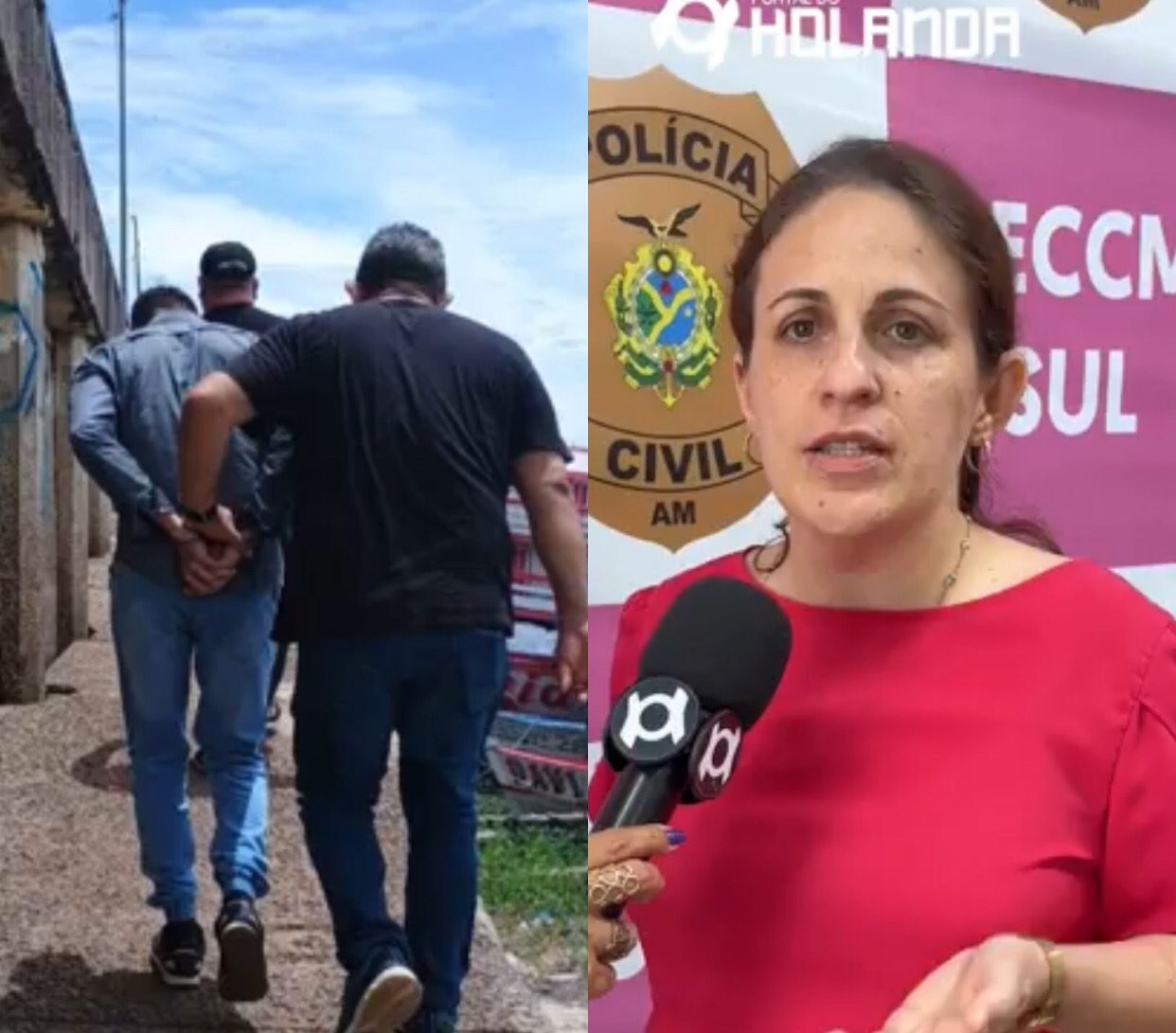 Homem é preso enquanto fugia após atropelar e tentar matar companheira na Compensa