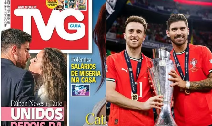 Viúva de Diogo Jota surge em foto polêmica com Rúben Neves, melhor amigo do jogador