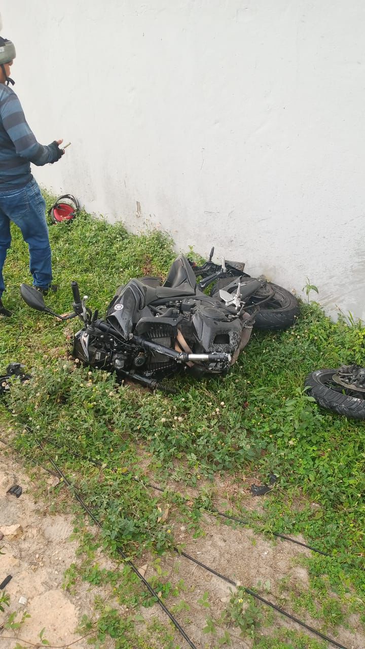 Alta velocidade pode ter causado acidente que matou motociclista na Av. Efigênio Salles