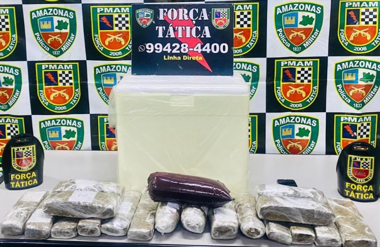 Homem que distribuía maconha em sacos de açaí é preso em Manaus