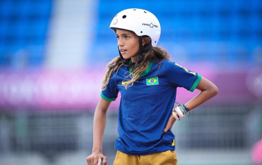 Rayssa Leal, a Fadinha, conquista medalha de prata no skate