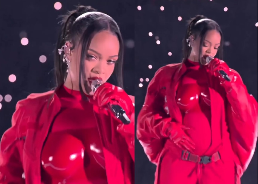 Rihanna não pretendia revelar gravidez no Super Bowl  