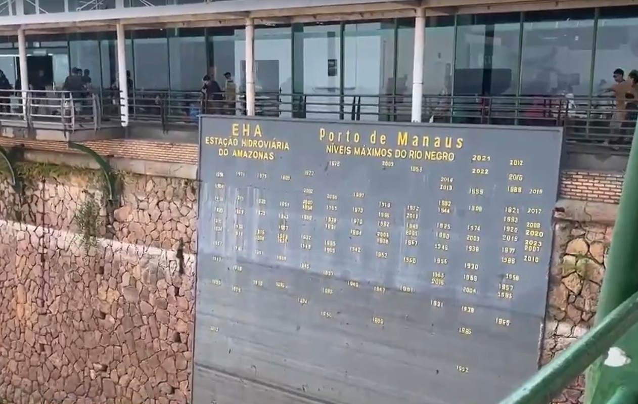 Seca no Rio Negro em Manaus pode quebrar recorde do século em outubro