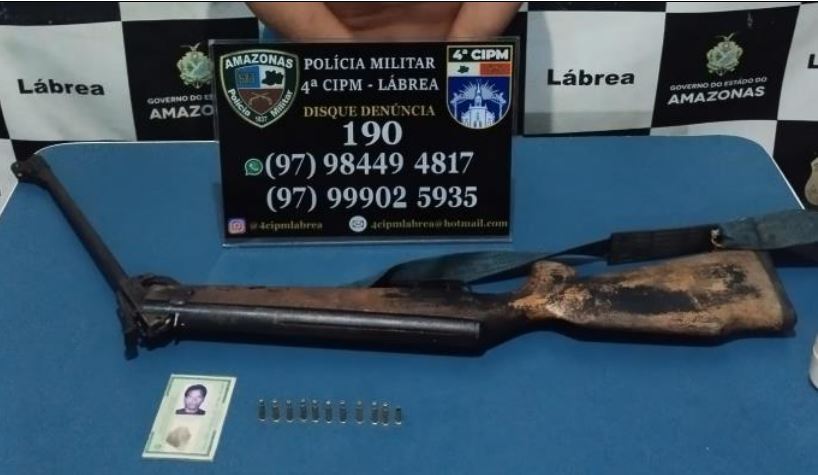 Homem é preso por atirar contra indígena após ataque de cachorro em Lábrea
