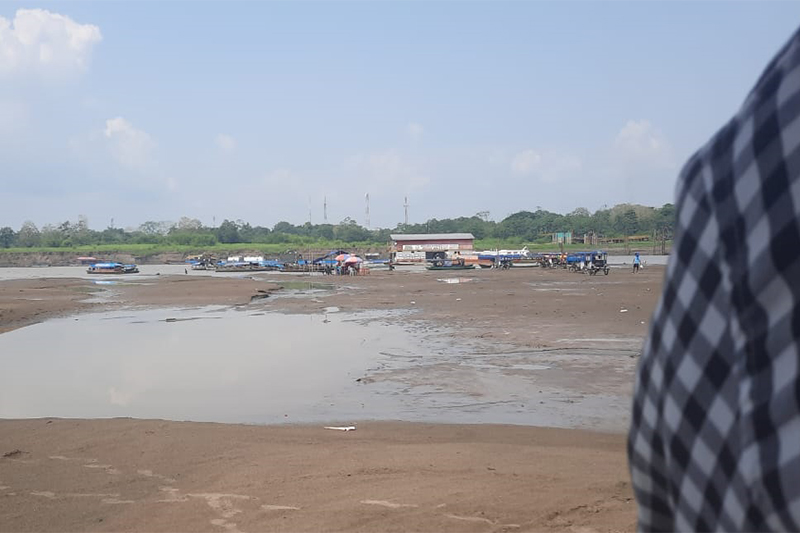 Rio Solimões desce 20 centímetros em Tabatinga e preocupa autoridades no Amazonas