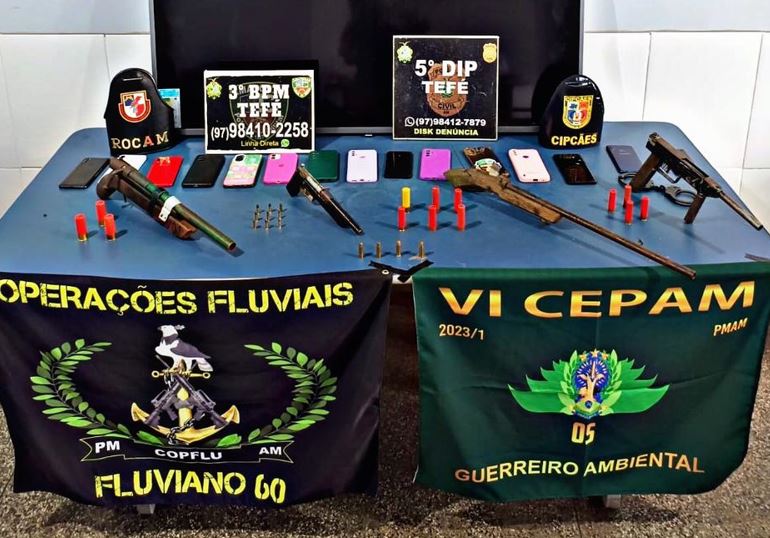 Polícia prende 12 traficantes que roubavam e aterrorizavam moradores em Tefé