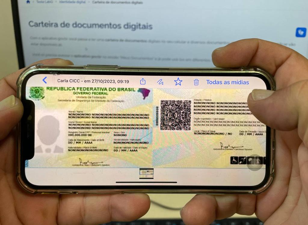 Versão digital da nova Carteira de Identidade já pode ser baixada no celular