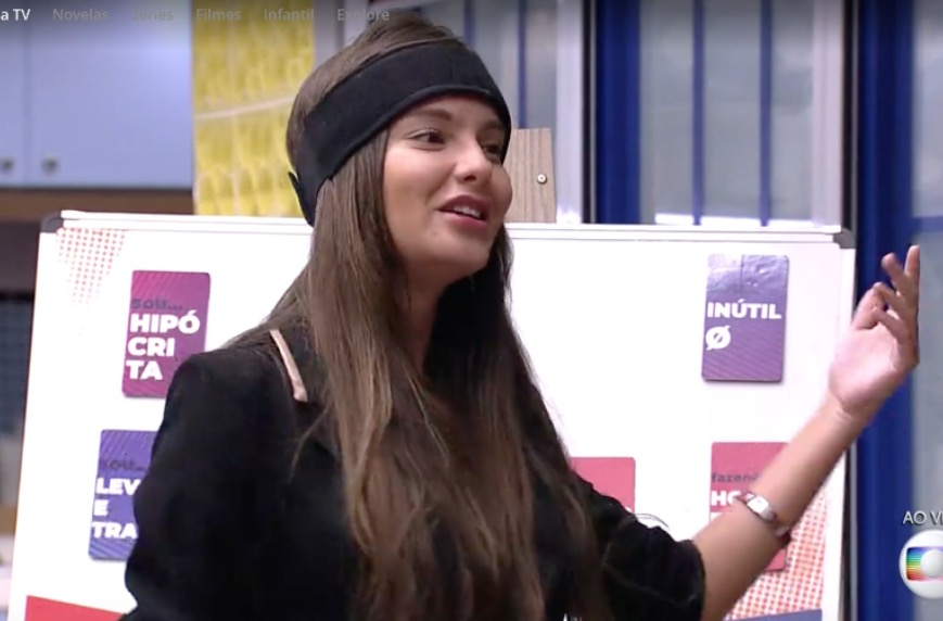 BBB21: Thaís se enrola com as palavras e é zoada na web até por Boninho