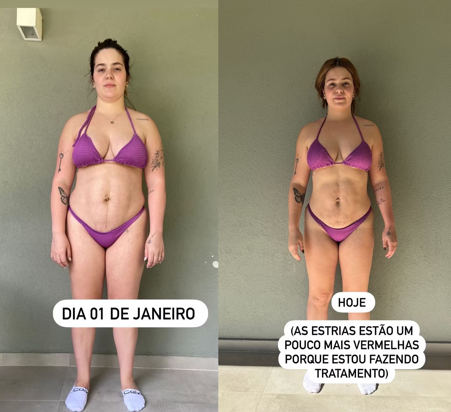  Viih Tube mostra antes e depois do corpo após perder 15 kg em 4 meses 
