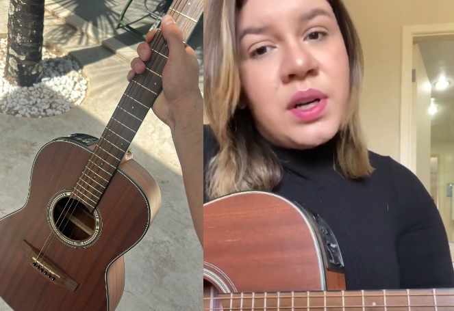 Família de Marília Mendonça vai rifar violão da cantora para ajudar vítimas do RS