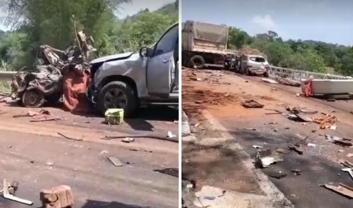 Acidente entre 14 veículos mata seis pessoas e deixa vários feridos na BR-414