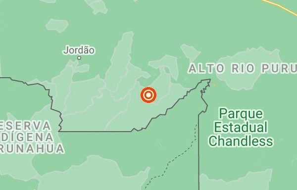 Acre registra tremor de magnitude 5,9 neste sábado