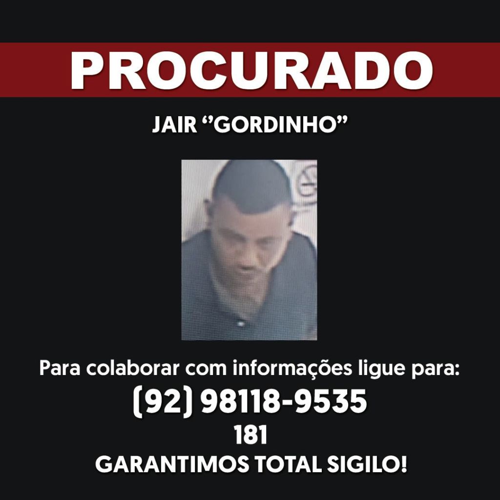 Apontado como mentor de assassinato de funcionário de hotel em Manaus é procurado