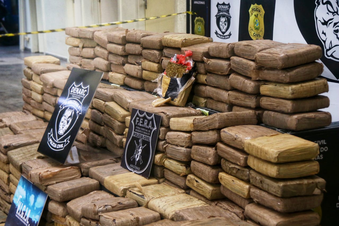 Colombianos são presos com drogas avaliadas em R$ 5 milhões no Amazonas