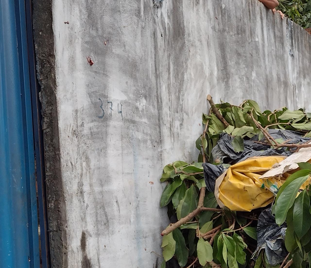 Massa encefálica de homem morto a tiros se espalhou em muro de Manaus