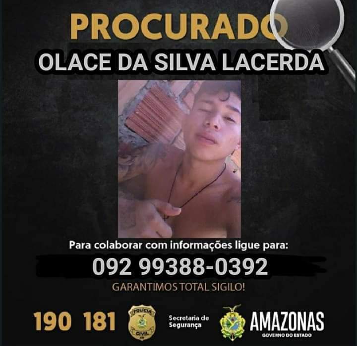 Polícia procura suspeito de matar bebê com tiro na cabeça no Amazonas